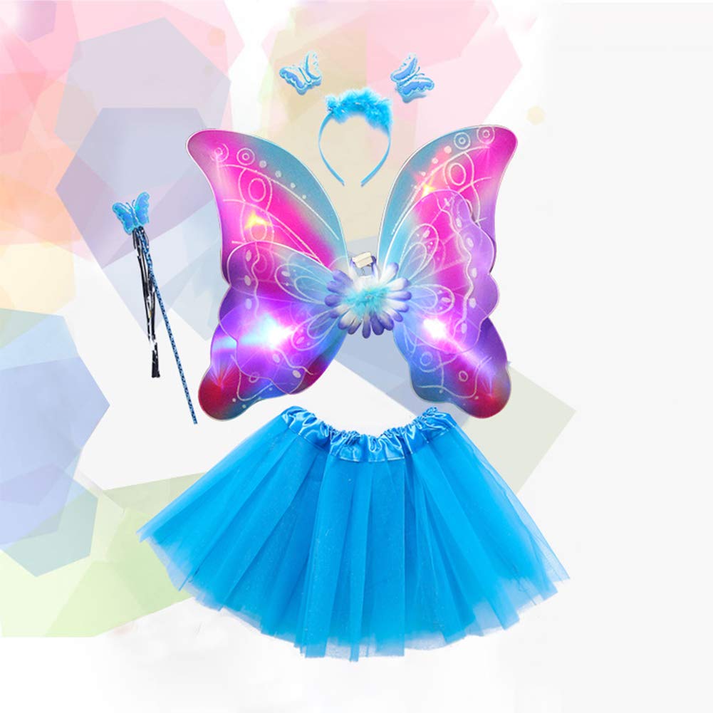 Eleganantamazing - Conjunto de alas de ángel con Luces LED Intermitentes - Imagen 6
