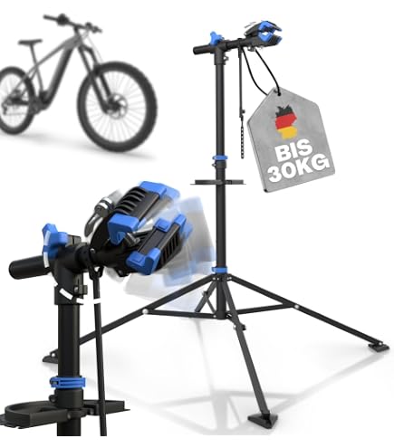 Fischer Fahrrad-Montage-Ständer Schwarz, Uni, 85517 Sport & Freizeit