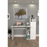 Moonlife Diamond Dolaplı &Ccedil;alışma Masası Beyaz