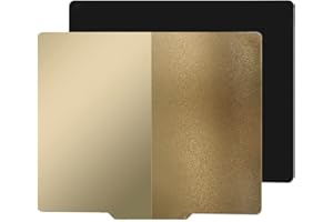 G-HUBBLE 3D Printer 270x200mm/ 10.6x7.8 inch PEI Sheet【Double Sided Textured/Smooth】Spring Steel Build Plate/Flexible Steel Heated Bed with Magnetic Bottom for QIDI X-Plus/i-Mates 3D Printer