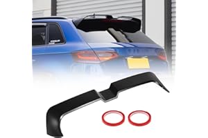 GEARCELL Rear Roof Spoiler Compatible for Audi A3 S3 RS3 8V Sportback 5 Door 2013-2020 Rear Roof Lip Splitter Roof Boot Spoiler (Gloss Black)