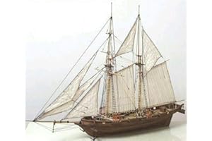 EsportsMJJ Kit Fai Da Te per Modello di Barca a Vela in Legno Halcon Kit di Montaggio e Decorazione 1:100