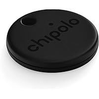 Chipolo ONE (2020) - Lautester Wasserresistentes Bluetooth Schlüsselfinder (Schwarz)