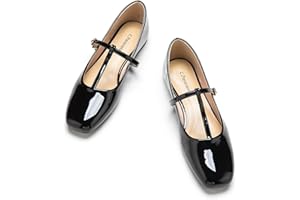 C.Paravano Ballerine Donna Punta Quadrata | Mary Jane Ballerine da Donna
