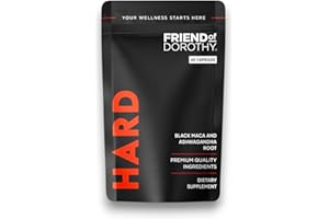 Friend of Dorothy – All Natural Hard Supplement – Enhances Endurance - Hard for Longer - 60 Vegetarian Capsules in a Pouch