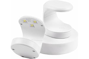 ACOBET Lampara led uñas semipermanentes | Lampara uv Led Uñas Mini | 60s Secado Rapido | Portatil con cargador USB | 2 potencia | Luz LED