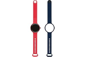 HIP HOP Orologio HWU1202 DONNA HERO.NEXT quadrante MONO-COLORE NERO movimento SMARTWATCH SMARTMODULE e CINTURINO SILICONE ROSSO, BLU HWU1202