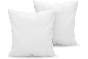 Federe Cuscini 60x60 (Set 2) Dreamzie in Microfibra OEKO-TEX Certificazione - Federa Cuscino Dolce Bianco