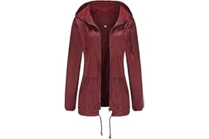 MOKBAY Chubasquero Mujer Corto Chaqueta Chubasquero Mujer Running Abrigos con Capucha Chaquetas Agua con Bolsillos
