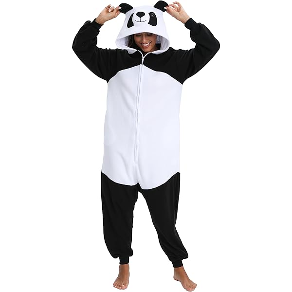 SimZoo – Pijama Kigurumi Unisex De Animal De Polar Fleece, Cálido Y Suave, Tallas S A XL, Para Halloween Y Carnaval