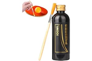 Eastuy Table Tennis Racket Rubber Glue - 100ML Glue For Table Tennis With Brush | Speed Liquid Super, Pingpong Racket Rubbers Table Tennis Liquid Glue For Assembling Table Tennis Paddle
