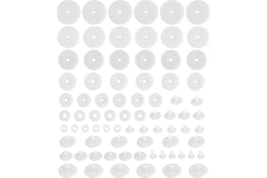 Wisebom 42 Juegos Articulaciones de Muñecas 15 mm - 45 mm Articulaciones de Muñecas de Animales Plástico Accesorios Esqueleto Plástico para Juguetes