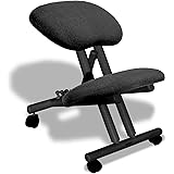 Sedia Ergonomica (Made in Italy) con appoggio ginocchia. Adatta anche per persone alte (fino a 190cm) Ideale per chi lavora s