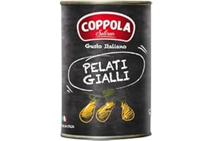 COPPOLA SALERNO Pelati Gialli Coppola, Tomates pelées jaunes 400g (Pack de 12)