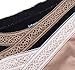 Intimate Portal Women's Under the Bump Maternity Knickers Lace Black Beige Large (2 Pack)