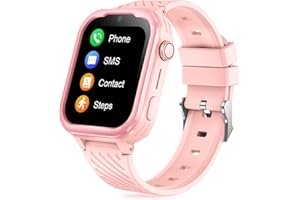 DDIOYIUR Smartwatch Bambini GPS 4G con WiFi Videochiamata SOS Camera Impermeabile Messaggio Sveglia Cronometro Modalità Classe Lettore Musicale Notifica Vibrazione Regalo per Ragazzi e Ragazze.