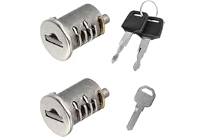 POEIHV Lot de 2 noyaux de verrouillage pour composants du système de galerie de toit de voiture Yakima SKS, cylindres de serrure compatibles avec les verrous de galerie de toit Yakima, universels pour tous