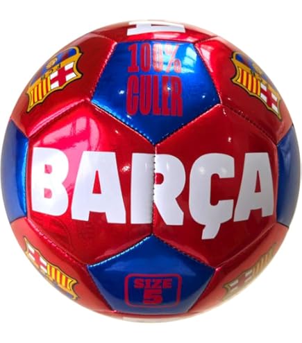 Pallone Ufficiale FC Barcelona Blaugrana - Mini, Medio E Grande, Per Tifosi E Gioco - Foto 4