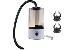Ioensy Umidificatore 4l, Umidificatori Camera Singola, Umidificatori per Rettili Con Tubo Prolunga (Circa 40-160 Cm), Igrostati per Terrari per Rettili Tartarughe Camaleonti Tartarughe