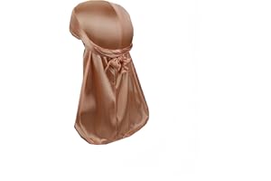 Proumhang Długi Ogon Durag,Opaska na Głowę Unisex Durag 360 Waves,Kapelusz Turban,Szerokie Paski,Bandana Piracka,Codzienna Dekoracja Hip-Hopowa dla Kobiet i Mężczyzn