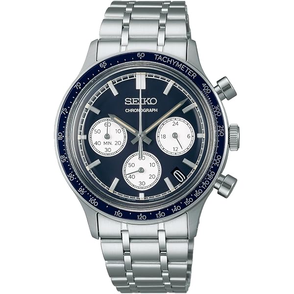 Seiko SKS519P1 Stainless Steel Chronograph Black Dial Men's Watch