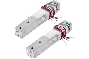 Wishiot 2PCS 1kg 5kg 10kg 20kg Digital Load Cell Weight Sensor High Precision Miniature Load Cells for Arduino DIY Electronic Portable Kitchen Scale Sensors (20KG, 2)