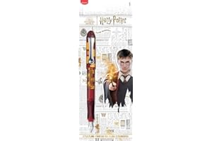 Maped - Penna stilografica con punta irridio- Qualità superiore- Scrittura regolare- Comfort soft grip triangolare Harry Potter