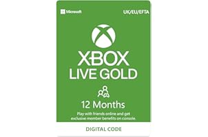 Xbox Live Gold – 12 - Month Membership [Digital Download Code]