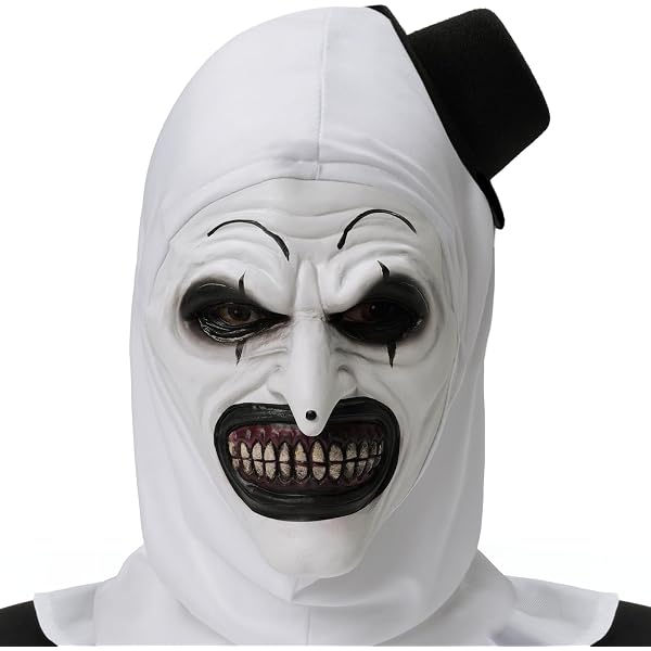 Masque De Clown Terrifier Art The Clown En Latex - Version Classique Ou Noël - Accessoire Halloween Cosplay Effrayant