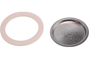 Bialetti Dichtung für Espressokocher 3 Tassen 3 x Dichtungen + Sieb