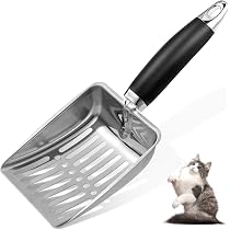 Stainless Steel Cat Litter Box XXL – 50x35x15cm, Rustproof & Odor-Resistant Tray For Cats & Rabbits