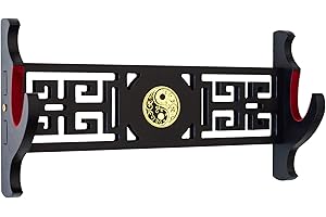 FOXSMZZ Schwerthalter Katana Wandhalterung Samurai Schwert Rahmen Display Frame Red Samt China Tai Chi Stil. (1-Schicht)