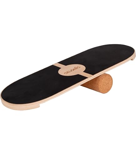FANTASK Balance Board In Legno, Balance Trainer Trickboard Per La Casa - 13