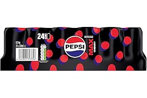 Pepsi Max Cherry No Sugar Cola Cans 24 x 330ml
