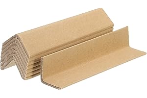 PATIKIL Réglable Carton Coin Protecteur Paquetage Cadre Protecteurs L Forme 80x30mm Épais 3mm pour Art, Paquetage, Expédition, Paquet de 50