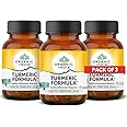 ORGANIC INDIA Turmeric 60 Veg Capsules | Strong anti-inflammatory | Enhances Skin, Bone, and Joint Health - (Pack of 3)