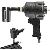 NEWTRY 8mm Pneumatic Hole Puncher – Air Metal Punch Gun For Stainless Steel & Aluminum, 708kg Shearing Force, 360° Rotating Punch