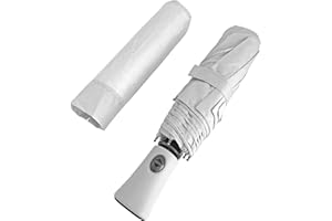 PERLETTI Regenschirm Taschenschirm Damen mit Auf und Zu Automatik - Regen Schirm Groß Sturmfest - Minischirm Kompakt Leicht für Regenschutz - Umbrella Einfarbig Stumsicher - Durchmesser 100 cm