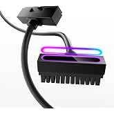 AsiaHorse Hydrus-24PIN PC PSU Uzatma Kablosu ARGB LED, Bakır Tel Anakart G&uuml;&ccedil; Uzatma Kablosu Entegre Minimalist Tasarım, 2000W
