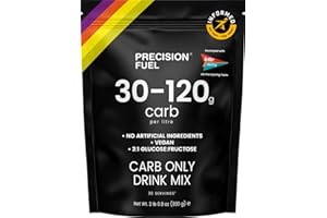 Precision Hydration Carb Only Drink Mix - Energy & Carbohydrate Powder, Mild Citrus Flavor, Up to 120g Carbs/Litre, Vegan - Ideal for Pro Cycling & High-Intensity Sports (1-pack)