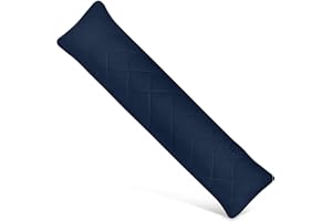 Utopia Bedding Acolchado Almohada Corporal 40 x 145 cm (Paquete de 1), Almohada de Embarazo y Maternidad, Relleno de Poliéster Suave (Azul Marino)