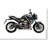 Isee 360 Bajaj Dominar 400 Logo Decal Stickers For Bike Sides Helmet Go Hyper Riding Multicolored Decals Pack Of 2 30 X 5 Cms Amazon In Car Motorbike