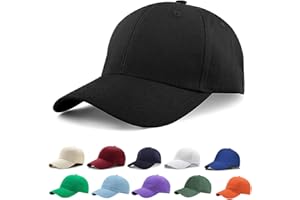 Etyepoh Baseball Cap für Herren und Damen, Unisex Kappe Verstellbar Reine Farbe Baseboard Baseballkappe Mütze