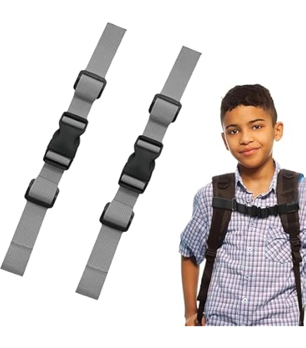 Meiliyizu Sangle De Sac à Dos, Sangle De Poitrine Réglable, Sangle D'épaule, Sangle De Ceinture Fixe Pour Voyage, Escalade, Sac D'école