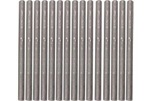 YTGZS Graphitstab Kohlenstoff Graphitstab 99.9% Elektrode Elektrodenzylinder,Durchmesser 8mm,Länge 50mm bis 350mm,15 STK,Length 350mm