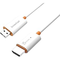 Adaptateur Sans Fil 4K USB-C - Miracast & AirPlay - Pour PC, Smartphone, TV - Plug & Play