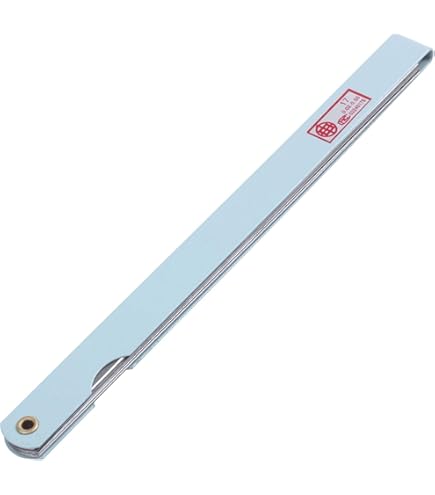 Uxcell Feeler Gauge 0.05-1.0mm 15 Blades Spring Steel Thickness Gauge - View #5