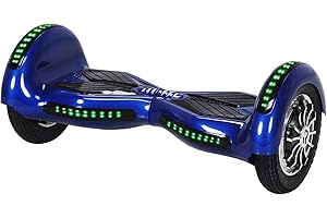 ‎ROBWAY Robway W3 Hoverboard - Das Original - Marken Akku - Self Balance - 22 Farben - Bluetooth - 2 x 250 Watt/Total 500 Watt Motor - 10 Zoll Luftreifen (Dunkelblau)