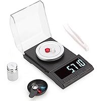 Digitale Schmuckwaagen, Präzisionswaagen, digitale Milligrammwaagen mit Mini-LCD-Display mit Kalibriergewichten…