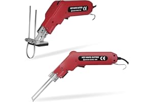 Do-Electr Cuchillo Eléctrico Caliente, 100W Cortador de Espuma para Cortar Tela/Caucho/Cuerda/plástico 220V con Tabla de Ranura peq